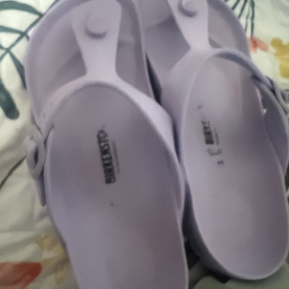 Birkenstock Light Purple Slip-Ons